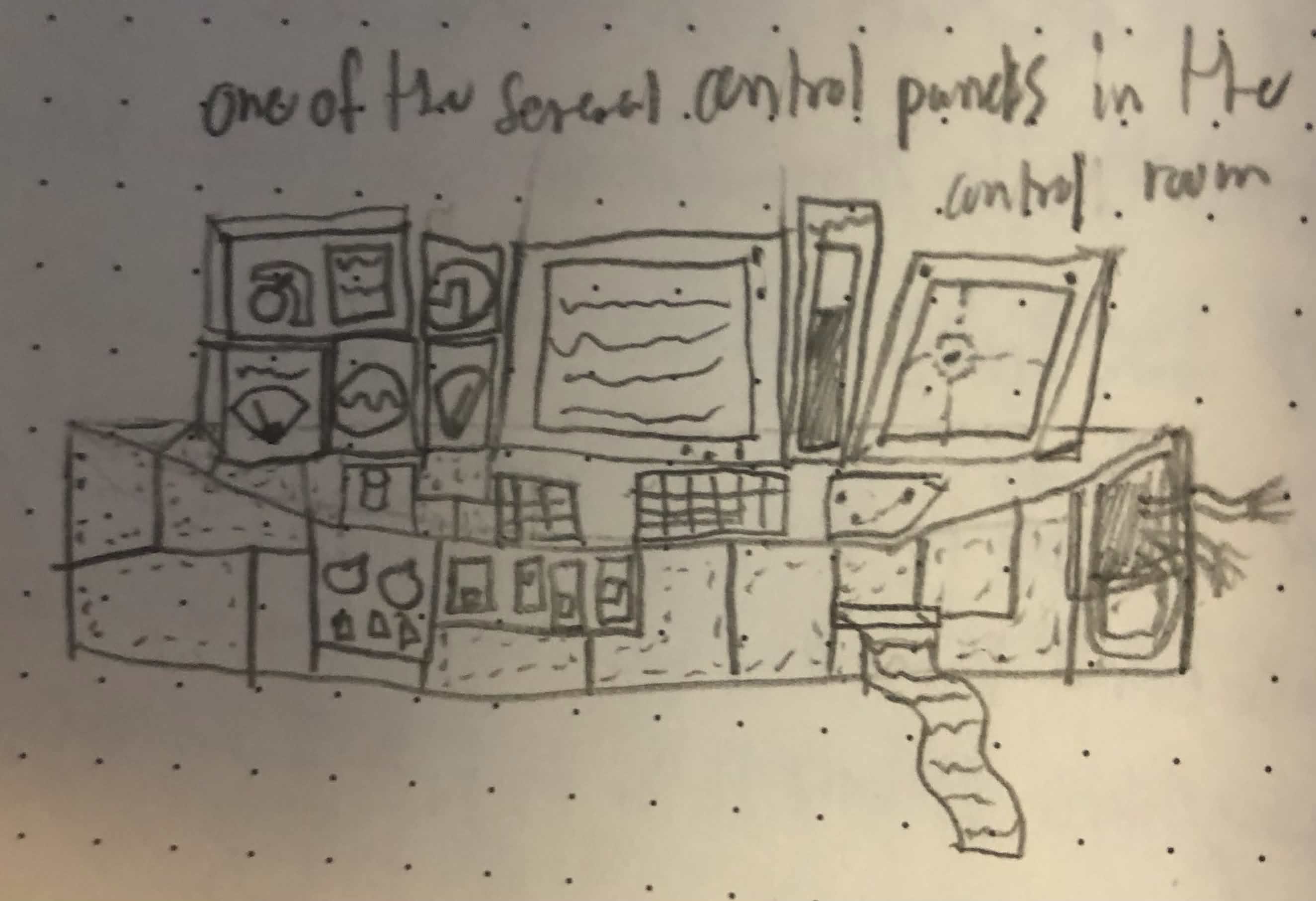 One of the navigational panels in the navigation room of the Constellation.